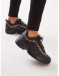Lace-up Front Leopard Pattern Chunky Sneakers
