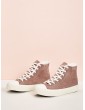 Faux Fur Lined Lace Up Sneakers