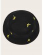 Banana Embroidery Bucket Hat