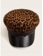Leopard Pattern Bakerboy Hat