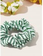 Pineapple & Striped Pattern Scrunchie 3pcs
