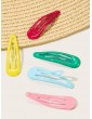 Solid Water Drop Shaped Hairpin 5pairs