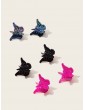 Butterfly Design Hair Clip 6pcs