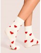Heart Pattern Invisible Socks 1pair