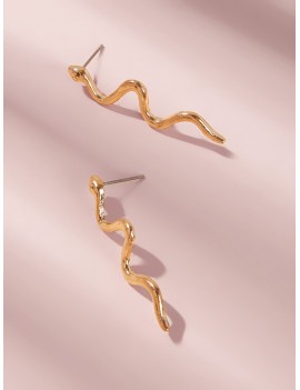 Snake Design Earrings 1pair