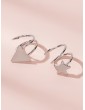 Star & Triangle Cuff Spiral Mismatched Earrings 1pair