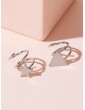 Star & Triangle Cuff Spiral Mismatched Earrings 1pair
