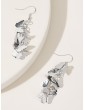 1pair Butterfly Cluster Drop Earrings