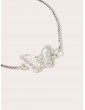 Butterfly Decor Chain Bracelet