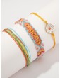 Daisy Decor String Bracelet 3pcs