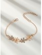 Flower Detail Chain Bracelet 1pc