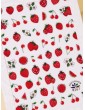 Strawberry Pattern Nail Sticker 1sheet