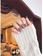 Star Decor Fake Nail 24pcs With Double Side Tape