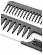Multi Shaped Hair Comb Set 10pcs