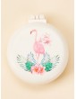 Flamingos Pattern Mirror With Comb