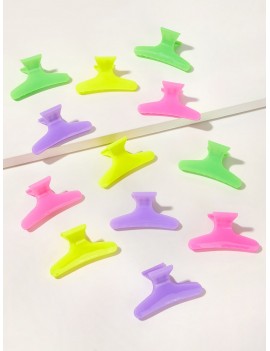 Hairdressing Tool Colorful Hair Clip 12pcs