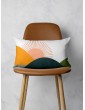 Mountain & Sun Print Lumbar Pillowcase