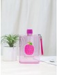 1pc Fruit Print Flat Plastic Water Bottle