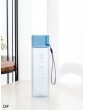 Letter Print Square Water Bottle 1pc