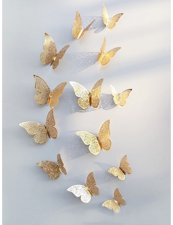 3D Butterfly Wall Decor 12pcs
