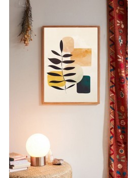 Geometric Element Wall Print Without Frame