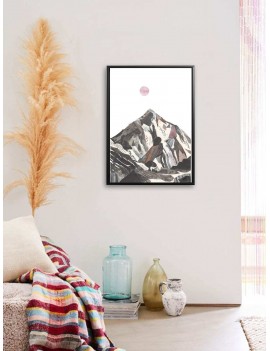 Sunrise Mountain Wall Print Without Frame