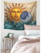 Sun God & Moon Print Tapestry