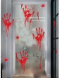 Halloween Bloody Handprint Wall Sticker