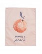 Peach Print Tapestry