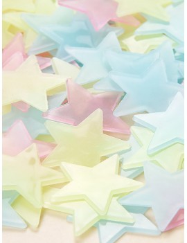 Luminous Star Wall Sticker Set 100pcs