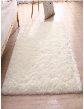 Solid Plush Bed Room Rug