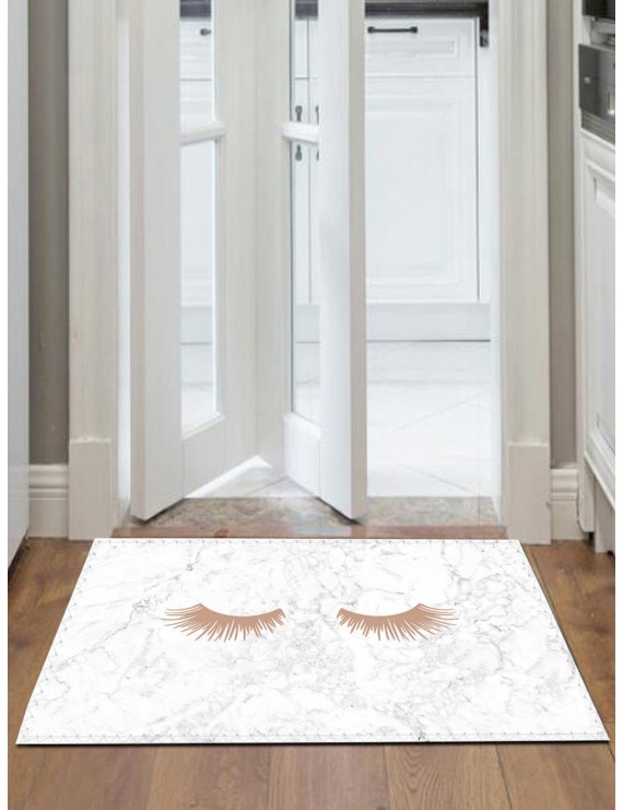 Eyelash Print Doormat