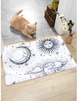 Sun & Moon Print Floor Mat