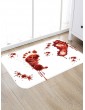 Bloody Footprint Floor Mat