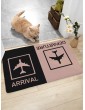 Arrival & Departure Print Floor Mat