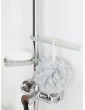 1pc Sink Hanging Soap Holder With Towel Rack