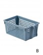 1pc Desktop Hollow Plastic Storage Basket