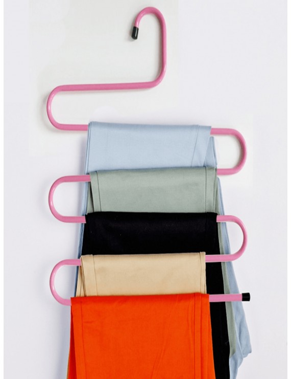 Random Color Multi-layer S Shape Pants Hanger 1pc