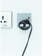 Foldable Wall Mounted Plug Hook 2pcs