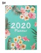 1pack Floral Print Cover Notebook