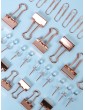 Paper Clip & Push Pin & Binder Clip Set 72pcs
