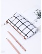 Grid Pattern Pencil Bag 1pc
