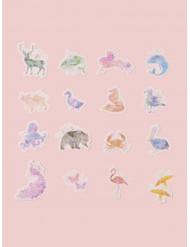 Animal Print Sticker 40pcs