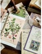 Plant & Letter Print Postcard 30sheets