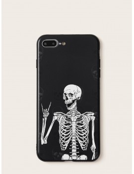 Skeleton Print iPhone Case
