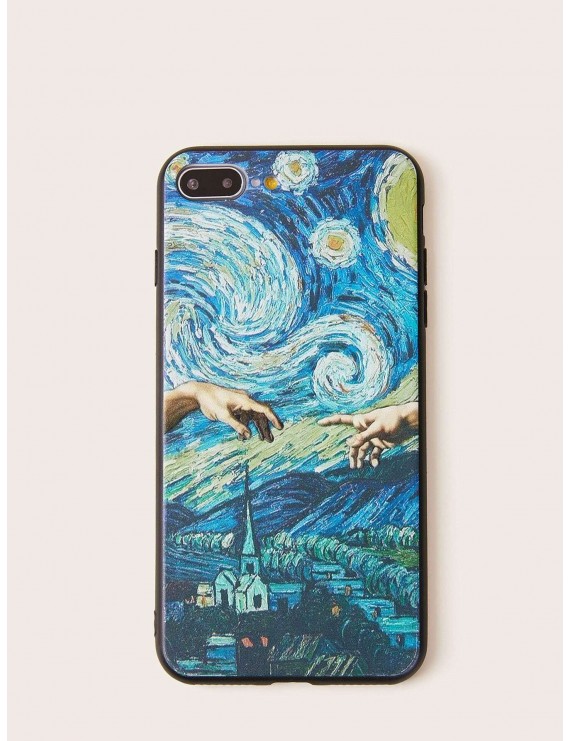 Starry Night Pattern iPhone Case
