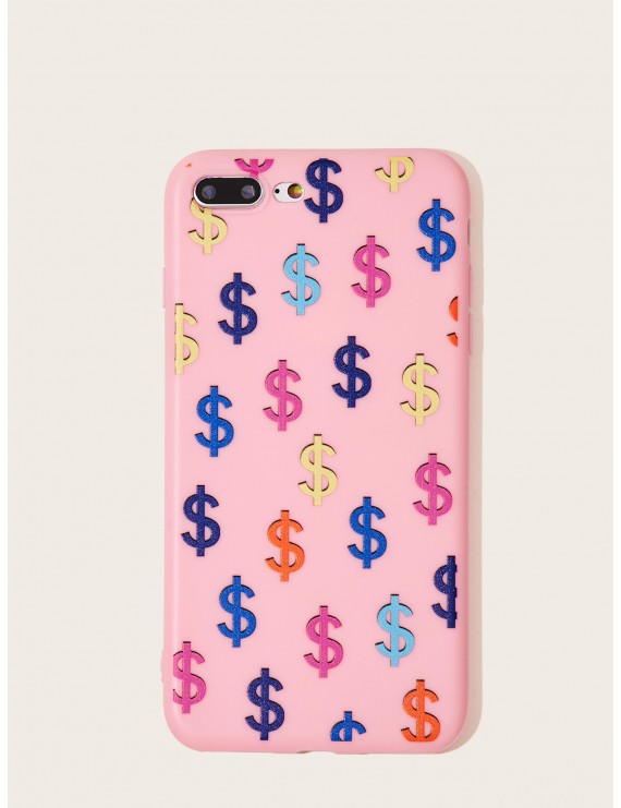Colorful Dollar Sign Pattern iPhone Case