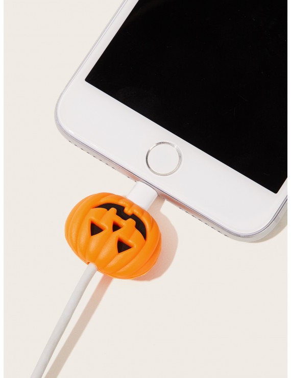 Pumpkin Design Charger Cable Protector